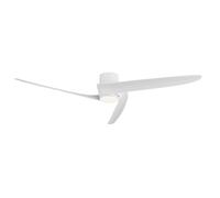 Ventilador de techo con luz silencioso dc 30w con mando wifi/ app ø122 cm groenland mantra blanco luz cct 3 aspas| 8 velocidades| modo verano/invierno| brisa| recomendado de 13 a 20m²