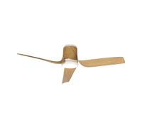 Ventilador de techo con luz silencioso dc 35w con mando wifi ø133.5 cm ushuaia mantra marrón luz cct 3 aspas| 8 velocidades| modo verano/invierno| brisa| recomendado de 20 a 40m²