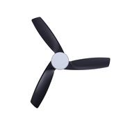 Ventilador de techo con luz silencioso dc 38w con mando ø132 cm bronx lucci air gris y negro luz cct 3 aspas| 6 velocidades| recomendado de 20 a 40m²