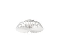 Ventilador de techo con luz sin aspas silencioso dc 30w con mando ø53 cm mantra himalaya blanco luz cct | 3 velocidades | modo invierno/verano | recomendado para