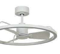 Ventilador de techo con luz sin aspas silencioso dc 30w con mando ø70 cm cessna lucci air blanco luz cct 6 velocidades| recomendado de 13 a 20m²