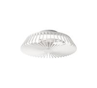 Ventilador de techo con luz sin aspas silencioso dc 30w con mando wifi/ app control por voz ø63 cm mantra himalaya blanco luz cct | 6 velocidades |modo invierno/verano |brisa |recomendado de 13 a 20 m
