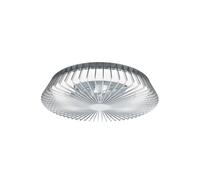 Ventilador de techo con luz sin aspas silencioso dc 30w con mando wifi/ app control por voz y mando ø63 cm mantra himalaya gris luz cct 7 aspas | 6 velocidades |modo invierno/verano |brisa |recomendad