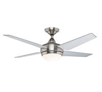 Ventilador De Techo Con Luz Sonic Níquel Ventilador De Sala Con Control Remoto