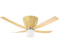 Ventilador de Techo con Luz Valhalla Haya 132 CM Mando a Distancia