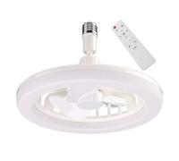 Ventilador de techo con luz | Ventiladores silencioso Ampoule con lámpara integrada | Ventilador LED E27 con Telecomande | Lámpara araña Ventilo techos | 30W Ceiling Fan Light