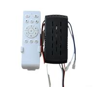 Ventilador de techo con mando a distancia, 24 V, 35 W, controlador de motor, con temporizador de 6 velocidades, control de luz hacia adelante, retorno para salón, dormitorio, restaurante, para hotel