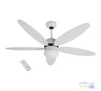 Ventilador De Techo Con Punto De Luz Hibisco 5 Palas 124 Cm 124X35