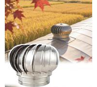 Ventilador de techo con tapa de turbina eólica, salida de aire de 4, 8, 10 y 12 pulgadas, incluye abrazaderas, 150 mm, 304, dimensionalmente estable, de aplicación universal