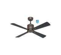 Ventilador De Techo Con Wifi Casafan 949101w Eco Neo Iii 103cm Bronce/negro Y Teca