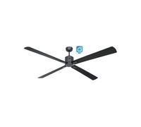 Ventilador De Techo Con Wifi Casafan Eco Neo Iii 180cm 952410w Negro / Negro Y Teca