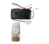 Ventilador de techo Control remoto Regulador de frecuencia variable de 6 velocidades con control de voz Receptor inalámbrico 2.4G Motor CC de ahorro de energía Compatible con flujo de aire ajustable