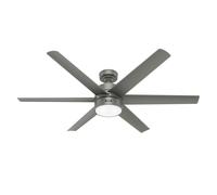 Ventilador de techo DC energéticamente eficiente con luz LED y mando a...