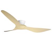 Ventilador De Techo DC Kotara 137 cm Con Mando A Distancia Teak Blanco