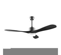 Cecotec Ventilador de Techo con Mando a Distancia, Temporizador y Luz LED EnergySilence Aero 5290 Stone Pro. 35 W, Motor DC, 52", 3 Aspas, 5 Velocidades, Función Invierno, Gris