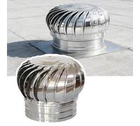 Ventilador de techo de acero inoxidable de 100 mm, tapa giratoria, tapa de turbina de viento de metal de grado 304, ventilación de ático, resistente a la lluvia, funcionamiento silencioso, ventilador