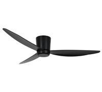 Ventilador De Techo De Ahorro De Energía Con Control Remoto Array Negro 137cm DC
