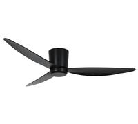 Ventilador De Techo De Ahorro De Energía Con Control Remoto Array Negro 137cm DC