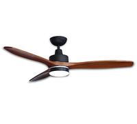 Pepeo Ventilador de techo de bajo consumo Notos 132 cm con luz LED y control remoto