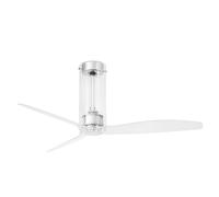 Ventilador de Techo Energiespar con Mando a Distancia Tube Cromo Brillante Bajo