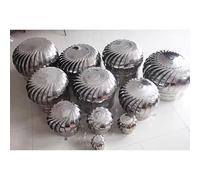 Ventilador de techo de turbina de acero inoxidable, tapa de turbina eólica de grado 304, ventilación de escape del ático (3~32 pulgadas)(80cm/31.5in)