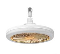 Ventilador de techo E27 de bajo consumo que incluye una función de luz y un práctico sistema de control remoto (B)