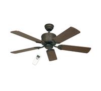 CasaFan Ventilador de techo ECO ELEMENTS, nogal/marrón, Ø 132 cm, silencioso