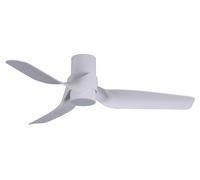 Beacon Lighting Ventilador de techo Beacon con luz Nautica, blanco, silencioso