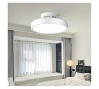 Ventilador de techo empotrable de 45 cm con luz, motor de CC de 6 velocidades, LED regulable con control remoto y por aplicación, flujo de aire reversible y silencioso para dormitorio y sala de esta