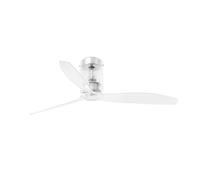 Ventilador de Techo Energiespar Con Control Remoto Mini Tubo Cromo Transparente