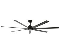 Ventilador de Techo Energiespar Con LED Luz Negro 183cm Dc Mando a Distancia