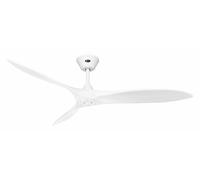 CasaFan Ventilador de techo ECO AIRSCREW 315250 152cm Motor blanco DC bajo consumo / 6 velocidades/Aspas madera