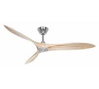 Ventilador de Techo Energiespar con Mando a Distancia Eco Hélice Cromo & Madera