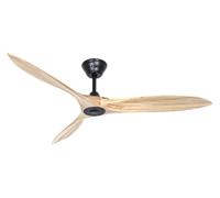 Ventilador de techo ECO AIRSCREW, Ø del aspa 1520 mm, natural / negro mate