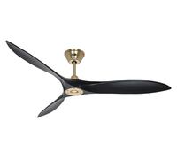 Ventilador de Techo Energiespar con Mando a Distancia Hélice Latón & Negro 152