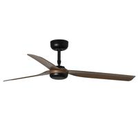 Ventilador de Techo Energiespar Mando a Distancia Punt Negro Madera Temporizador