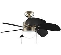 Cecotec EnergySilence Aero 365 Gold&Wood Ventilador de Techo con Luz 50W Dorado/Madera