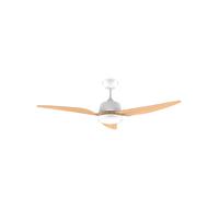 Cecotec ventilador de techo con luz energysilence aero 5250 lightwood.