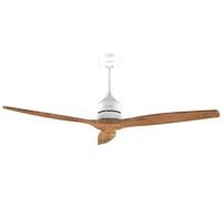 Ventilador de Techo Energysilence Aero 5270 40W Ø132cm (Blanco/Madera Oscura) - CECOTEC