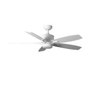 Ventilador de techo Fantasia PRIMA Blanco con LED y mando a distancia, 132 cm