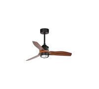 Faro Barcelona 33425-10- JUST FAN LED Ventilador de techo negro/madera 81cm