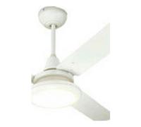 Fm Calefacción VTI-1140L Ventilador de Techo con Luz y Mando 70W Blanco