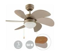 Grupo FM VT-90 Ventilador de Techo con Luz LED 50W 80cm
