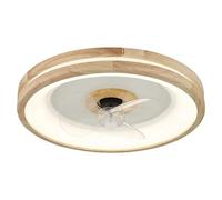 Ventilador de techo Gatian (30 W, Diámetro: 500 mm, Marrón madera)