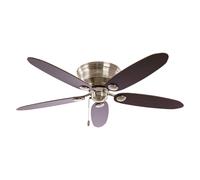 Hunter 132 cm | 52” Ventilador de Techo de Perfil Bajo Low Profile Níquel Cepillado con Cadena, 24372