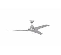 Ventilador de techo industrial Pepeo Vourdries plata incluye interruptor de p...