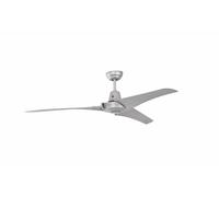 Ventilador De Techo Industrial Vourdries Plata 142 cm, 3 Palas, 60 W