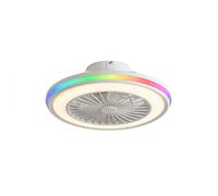 Ventilador de Techo InnovaGoods con Luz LED RGB y Aspas Ocultas