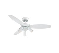 Ventilador de Techo Lámpara con Mando a Distancia Jet Plus Blanco Arce 105cm