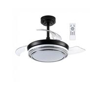 Ventilador de techo led aspas plegables mesina mini cct dim 46w marca wonderlamp